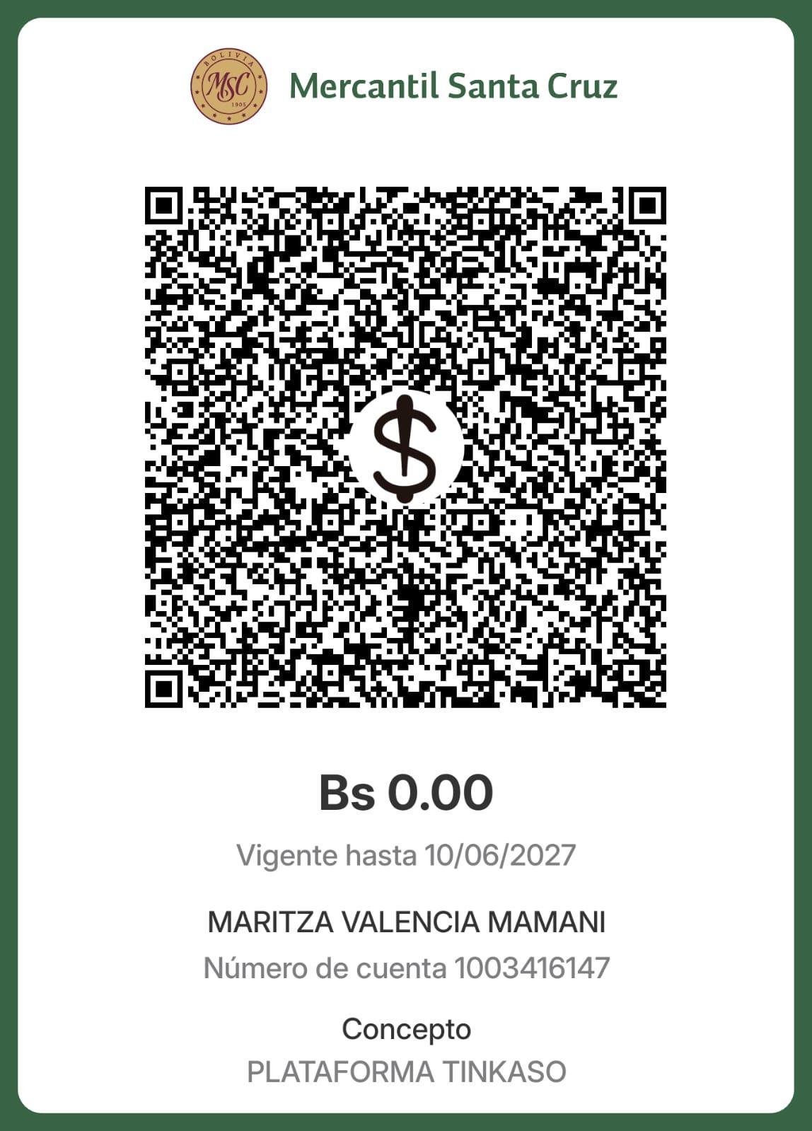 QR de pago